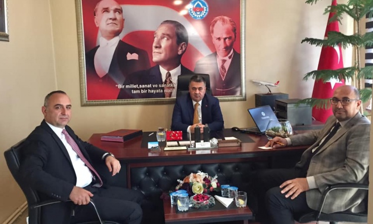 Fuat Sezgin Mesleki ve Teknik Anadolu Lisesi müdürü Ahmet Öksüzoğlu ve okul yöneticileri odamızı ziyaret ettiler. 